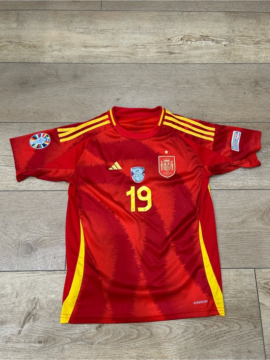 adidas Other - Lamine Yamal Spain Soccer Football Jersey Adidas Size 28 Youth Small Slim Fit